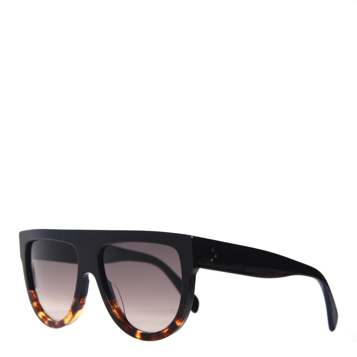 Acetate Aviator Sunglasses CL 40001I Black Havana