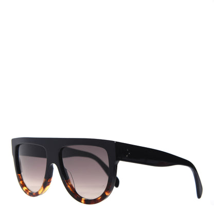 Celine Acetate Aviator Sunglasses CL 40001I Black Havana 1 of 7