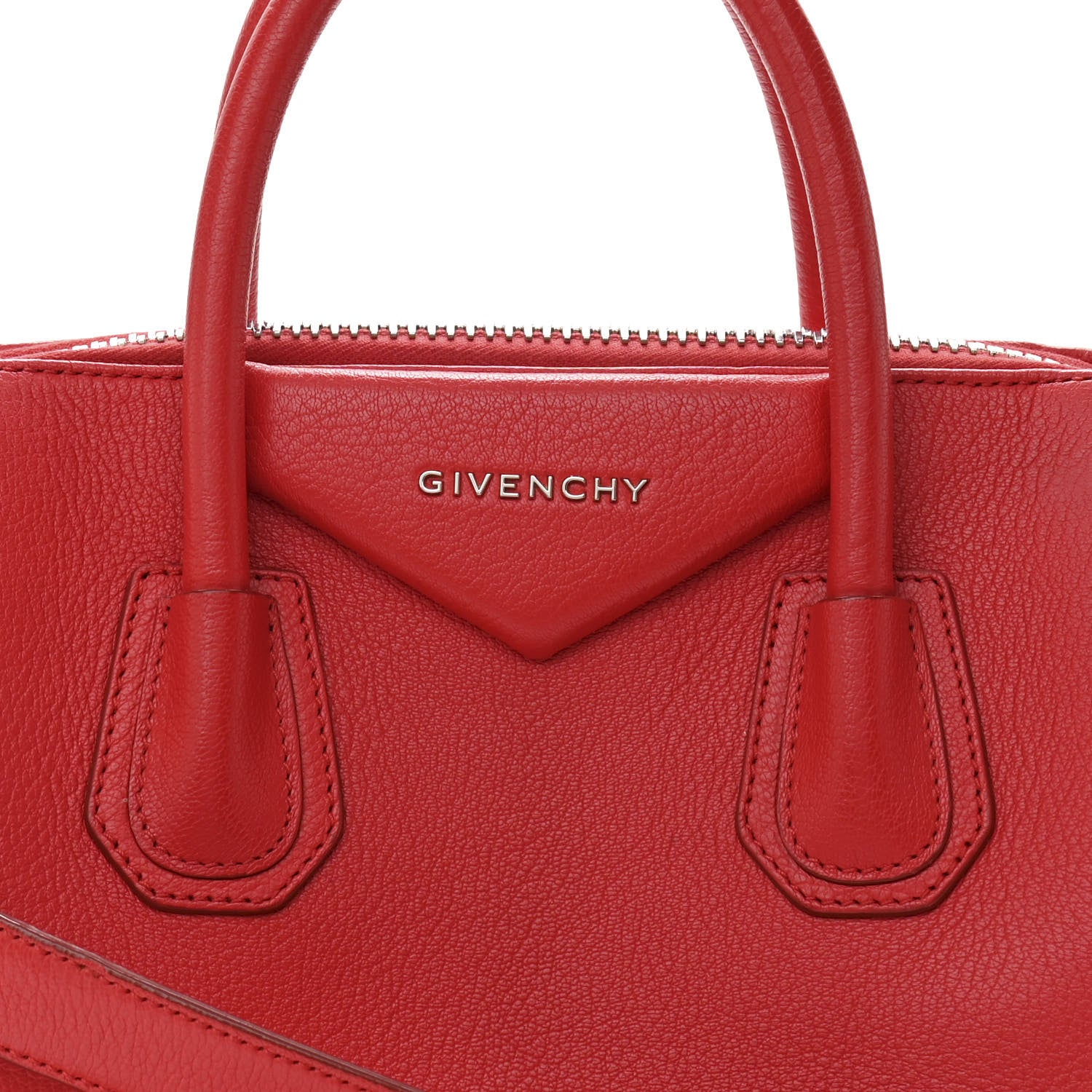 Givenchy Sugar Goatskin Small Antigona Vermillon 8 of 10