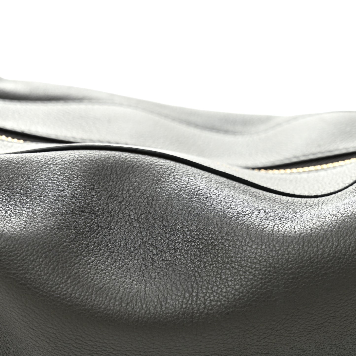 Supple Calfskin Medium Romy Shoulder Bag Grey
