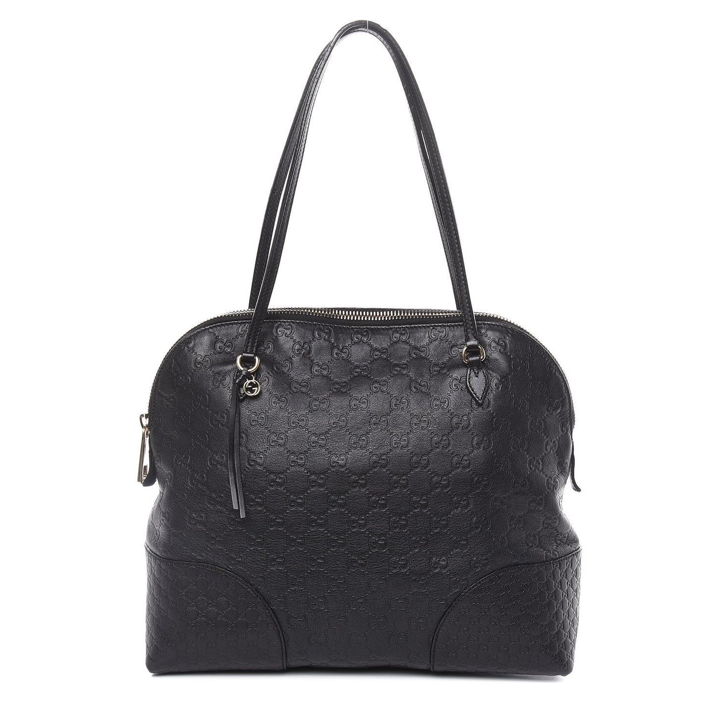 Guccissima Medium Bree Shoulder Bag Black
