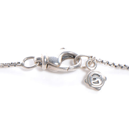David Yurman Sterling Silver Infinity Rose Quartz Necklace 3 of 5