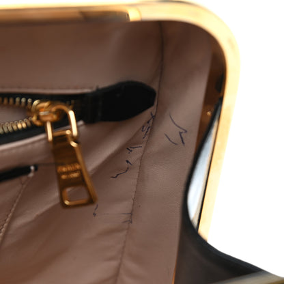 Prada Saffiano Vernice Pyramid Bag Black 11 of 11