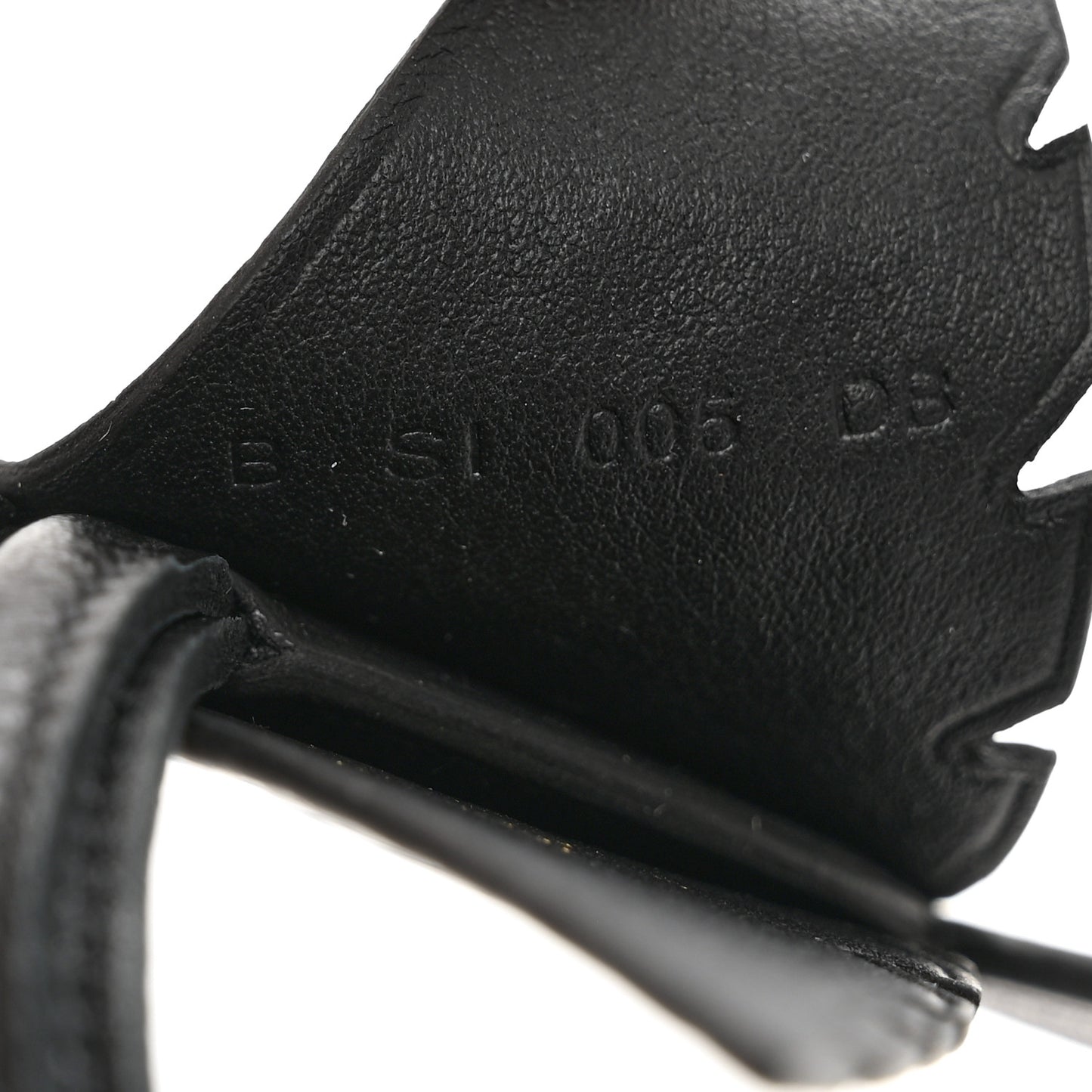 Swift Alligator Birdy Bag Charm Black