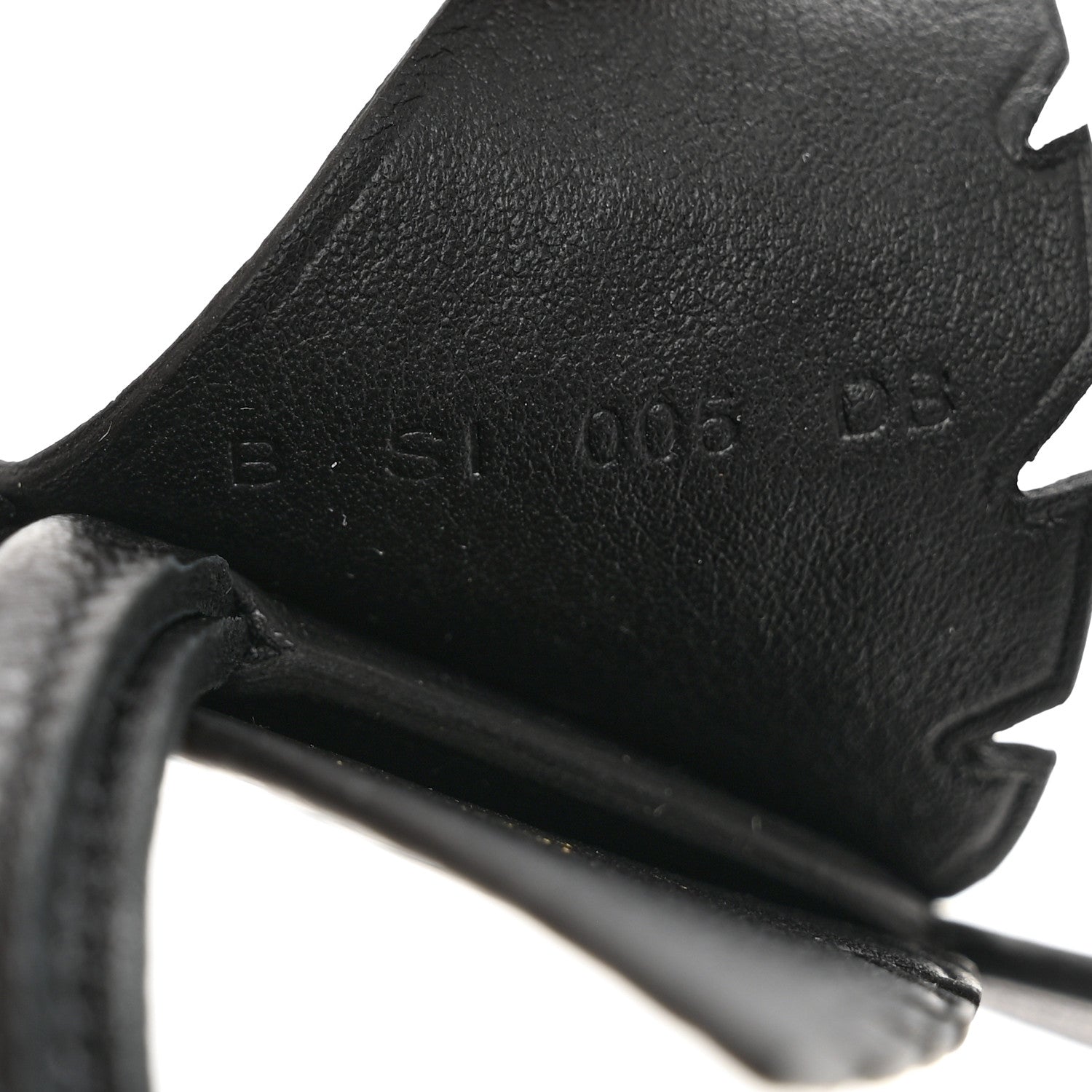 Hermes Swift Alligator Birdy Bag Charm Black 3 of 4