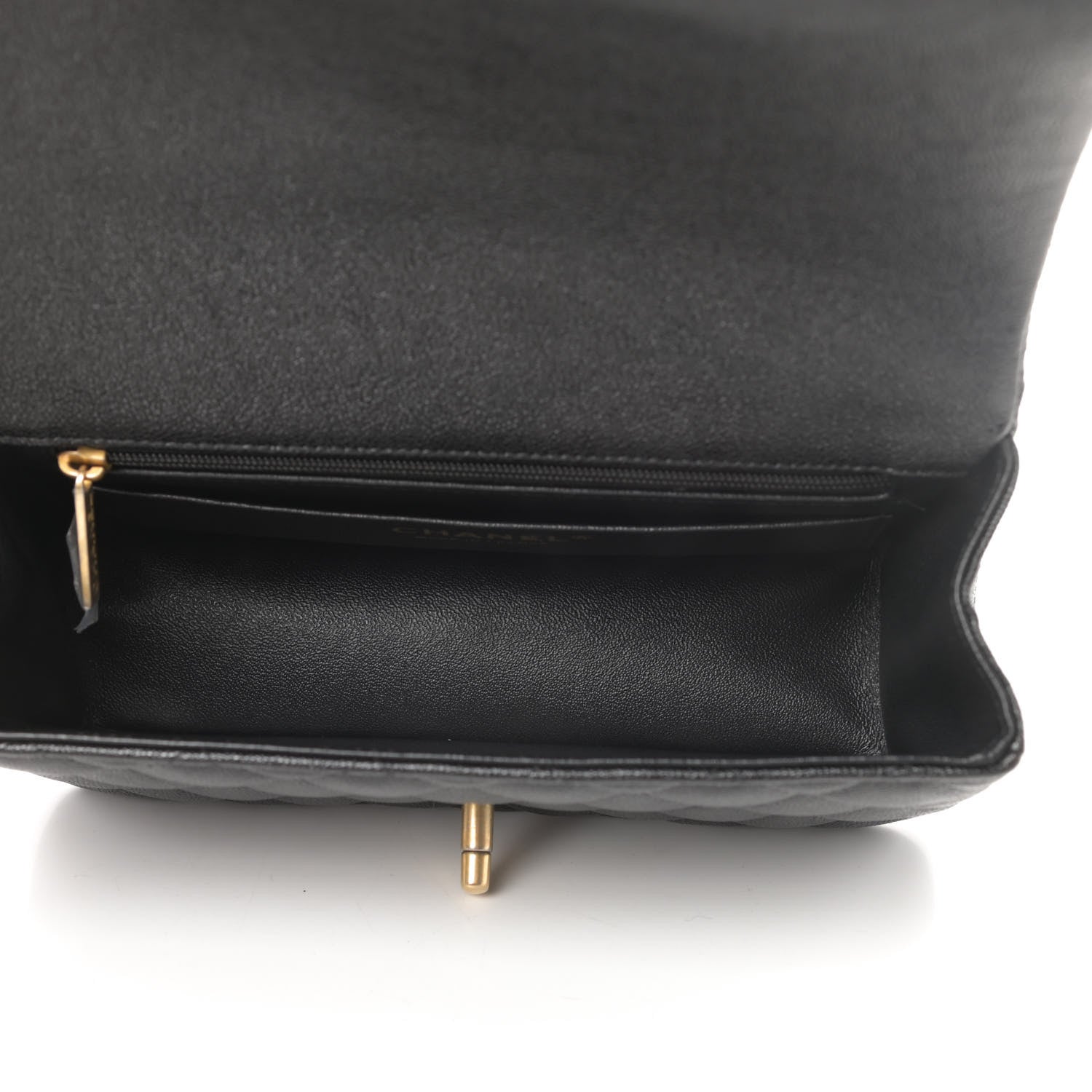 Chanel Caviar Quilted Mini Top Handle Rectangular Flap Black 5 of 11