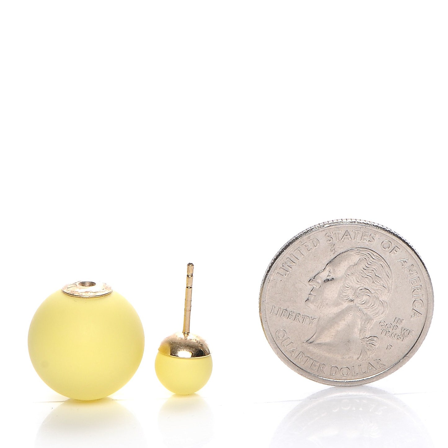 Mise En Dior Tribal Earrings Yellow