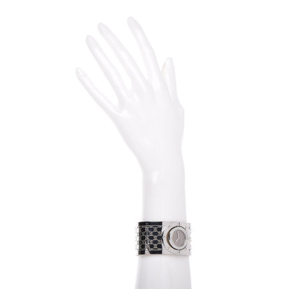 Gucci Stainless Steel Diamond Bezel 33mm Twirl Quartz Watch Brown 2 of 6