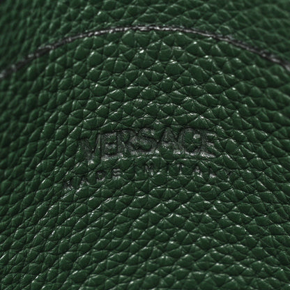 Versace Grained Calfskin Small Medusa Messenger Bag Green 6 of 11