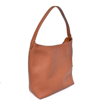 Louis Vuitton Grained Calfskin Low Key Hobo MM Cognac 4 of 10