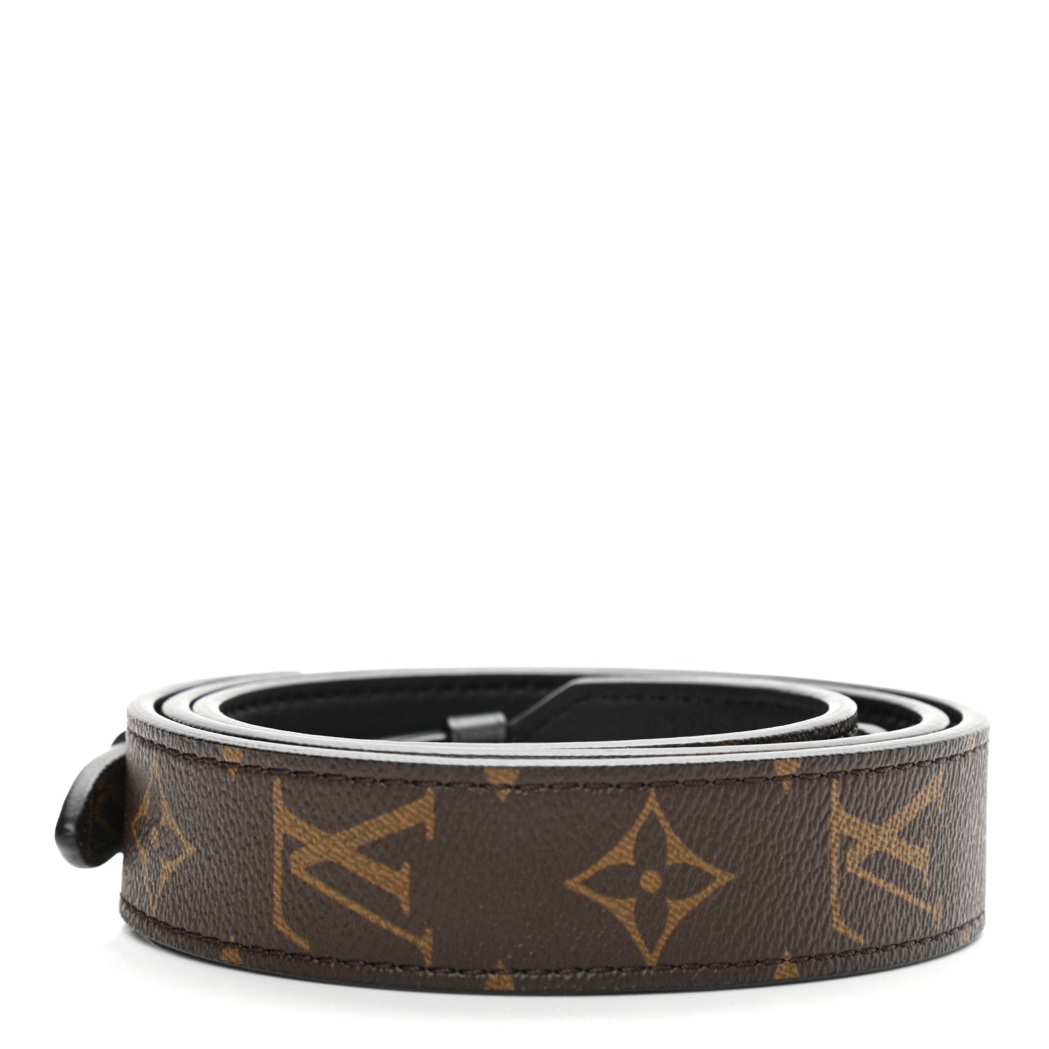 Louis Vuitton Monogram Bandouliere Shoulder Strap XL Black 2 of 5