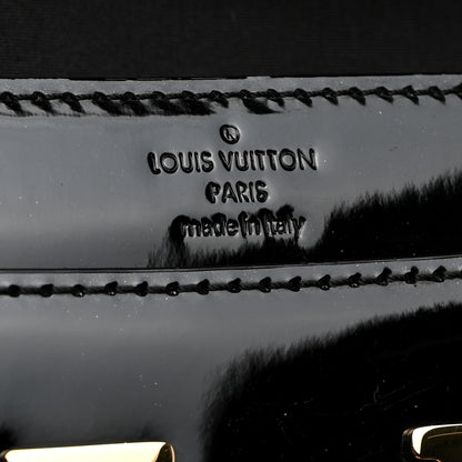 Louis Vuitton Patent Louise Clutch Black 6 of 8