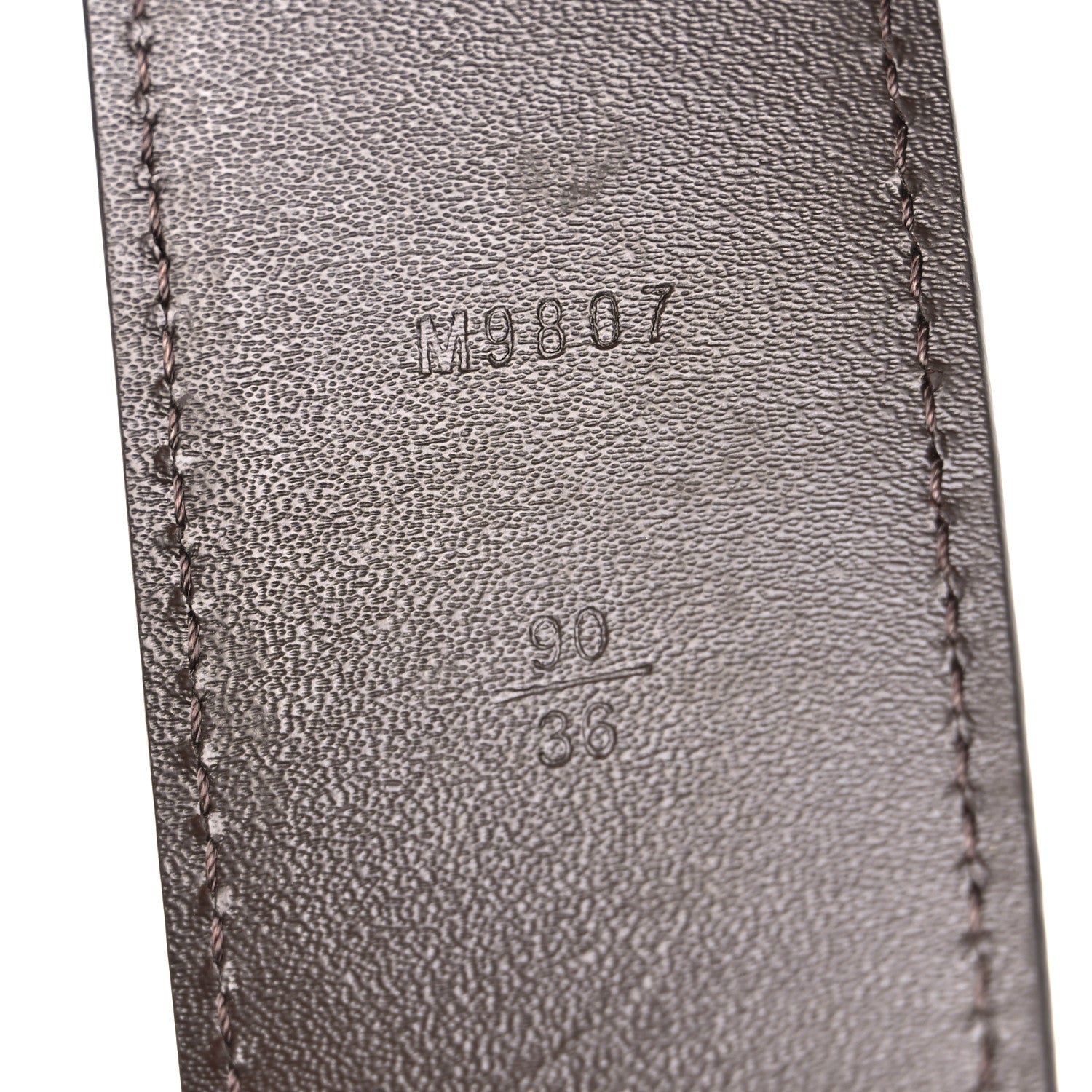 Louis Vuitton Damier Ebene 40mm LV Initiales Belt 90 36 6 of 6