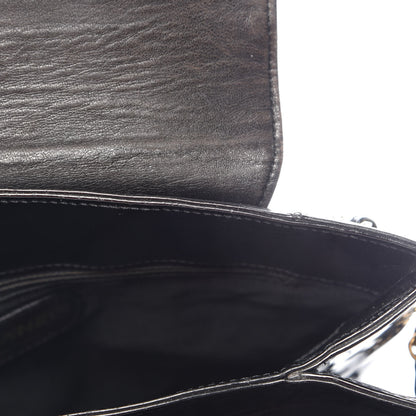 Chanel Patent Flap Shoulder Bag Black 11 of 21