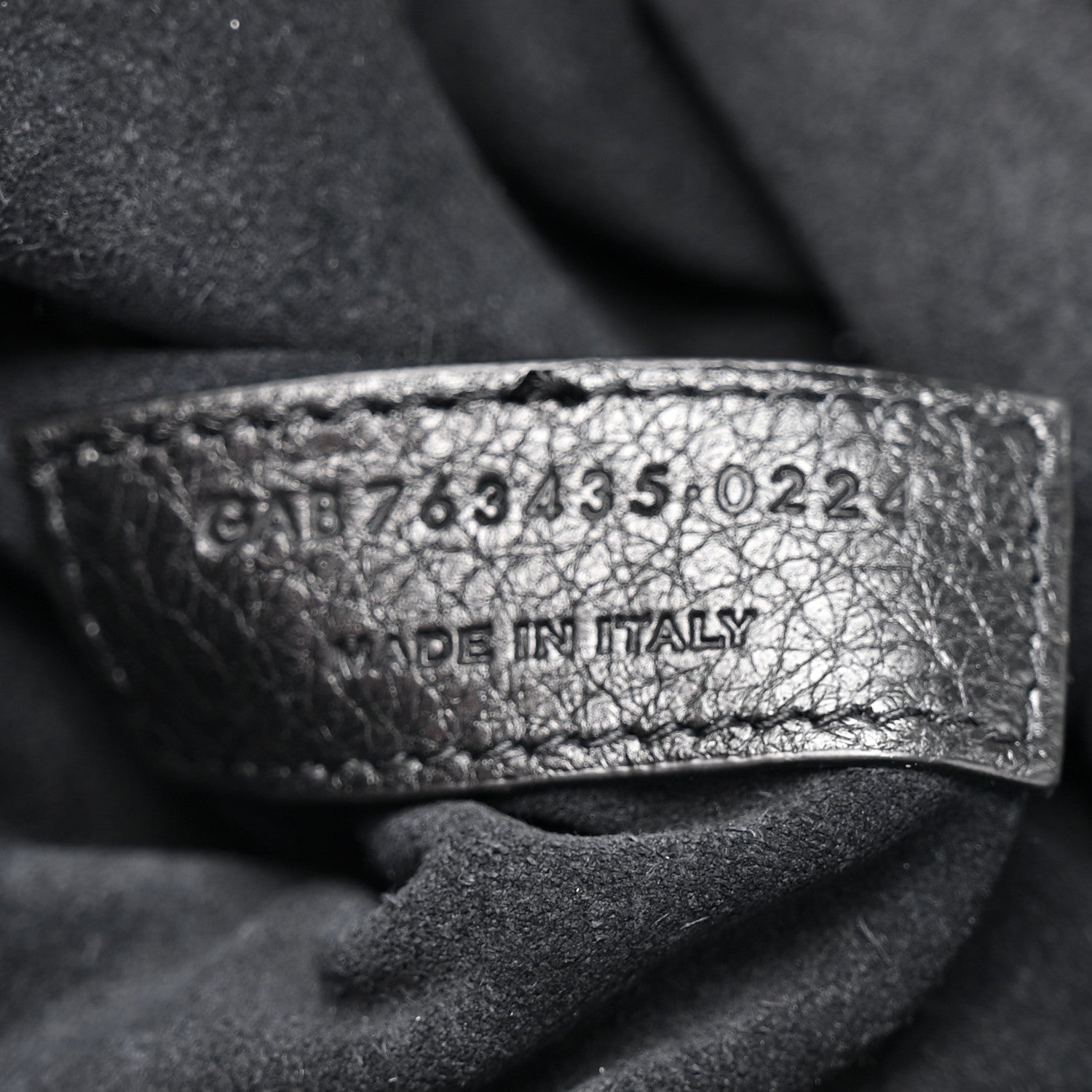 Saint Laurent Grained Deerskin Bea Tote Black 7 of 10