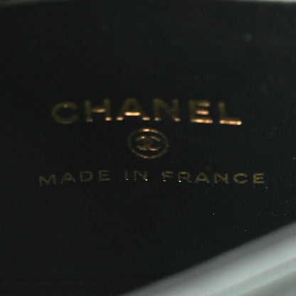 Chanel Iridescent Lambskin Quilted Top Handle Flap Clutch With Chain Dark Green 7 of 12