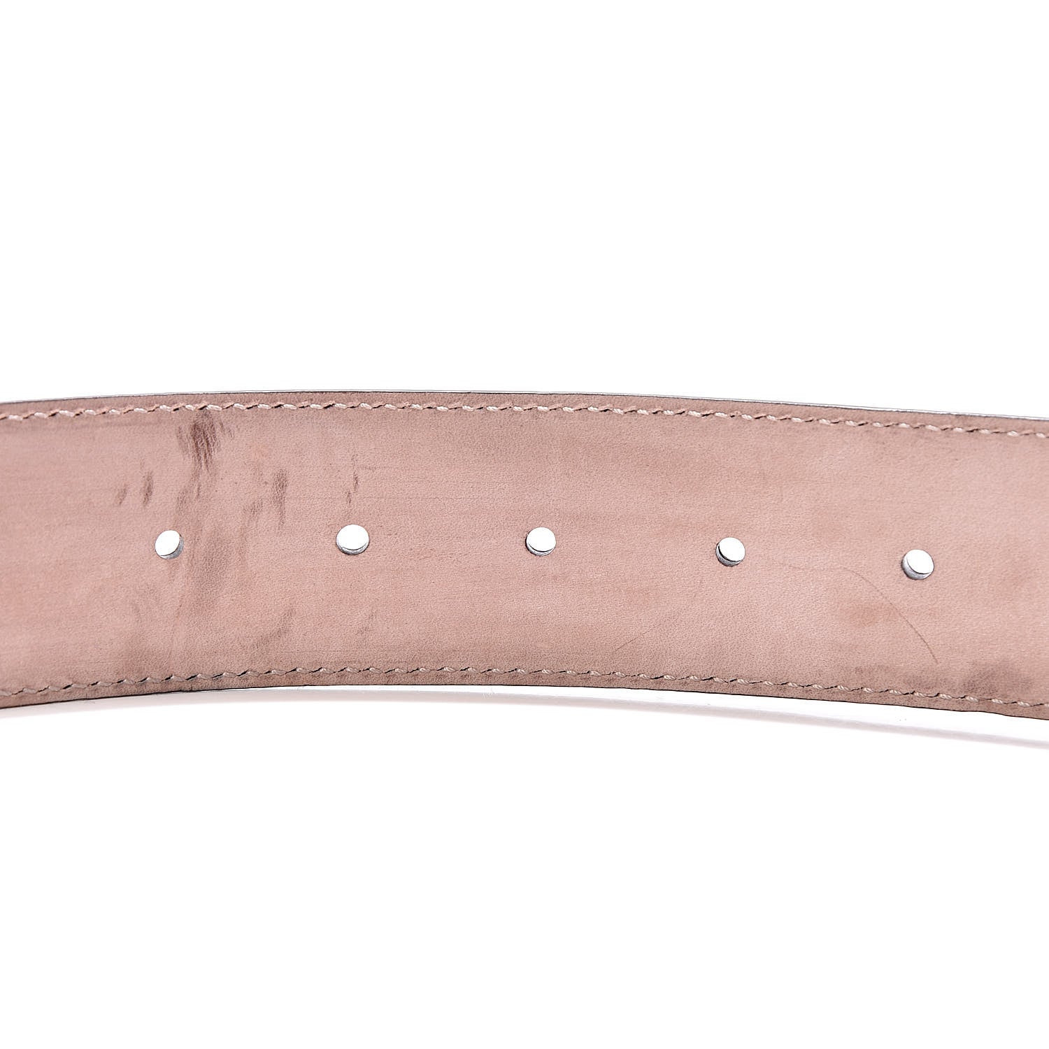 Gucci Guccissima Interlocking G Belt 95 38 Dark Grey 6 of 7