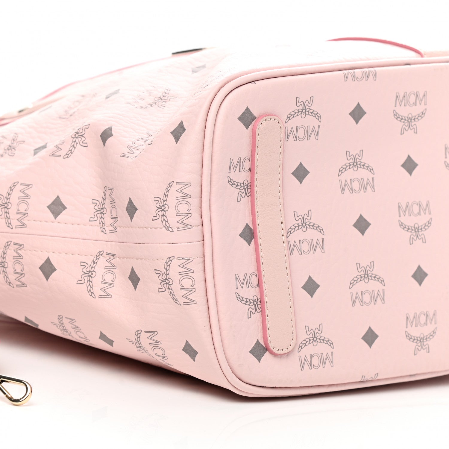 MCM Visetos Medium Liz Reversible Shopper Tote Powder Pink 11 of 16