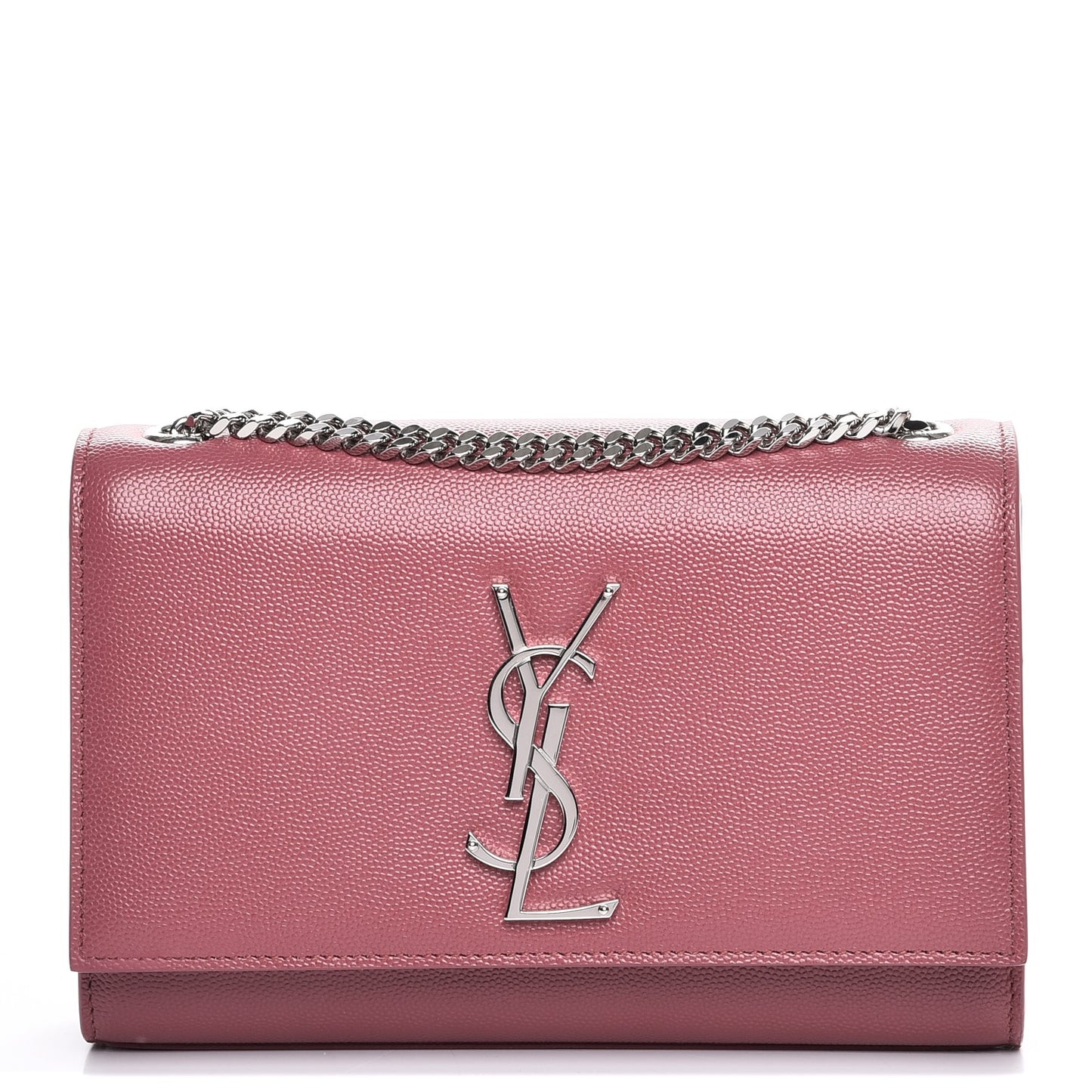 Grain De Poudre Small Classic Monogram Kate Satchel Mystic Rose