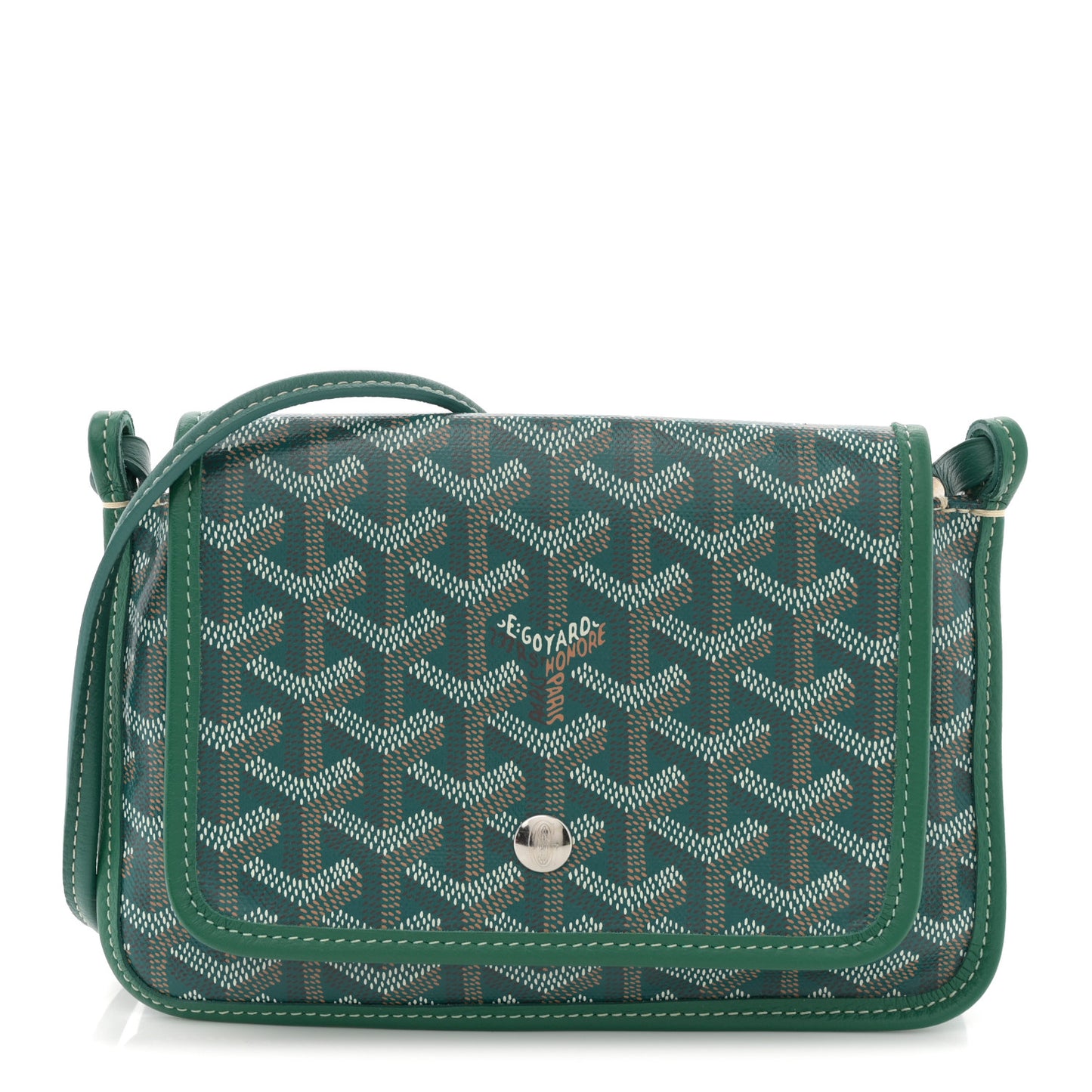 Goyardine Plumet Wallet Clutch Green
