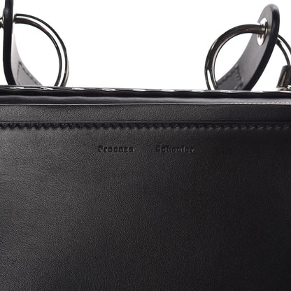 Proenza Schouler Calfskin Small Studded Hava Top Handle Bag Black 7 of 11