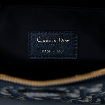 Christian Dior Oblique 30 Montaigne Cosmetic Pouch Blue 5 of 6