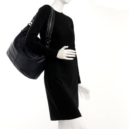 Givenchy Calfskin Star Embossed Studded Medium Nightingale Navy 2 of 8