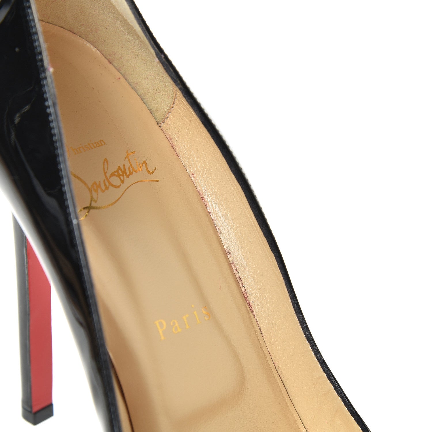 Christian Louboutin Patent Pigalle Plato 120 Pumps 38.5 Black 11 of 12