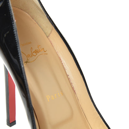 Christian Louboutin Patent Pigalle Plato 120 Pumps 38.5 Black 11 of 12