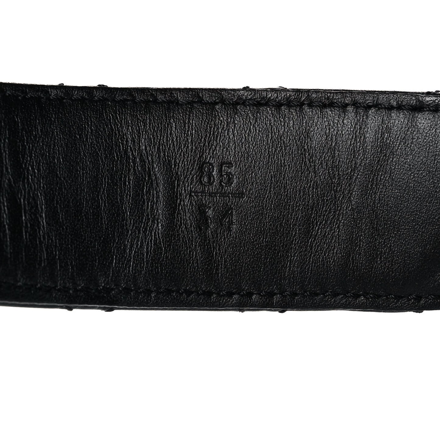 Lambskin Quilted CC Chain Belt 85 34 Black