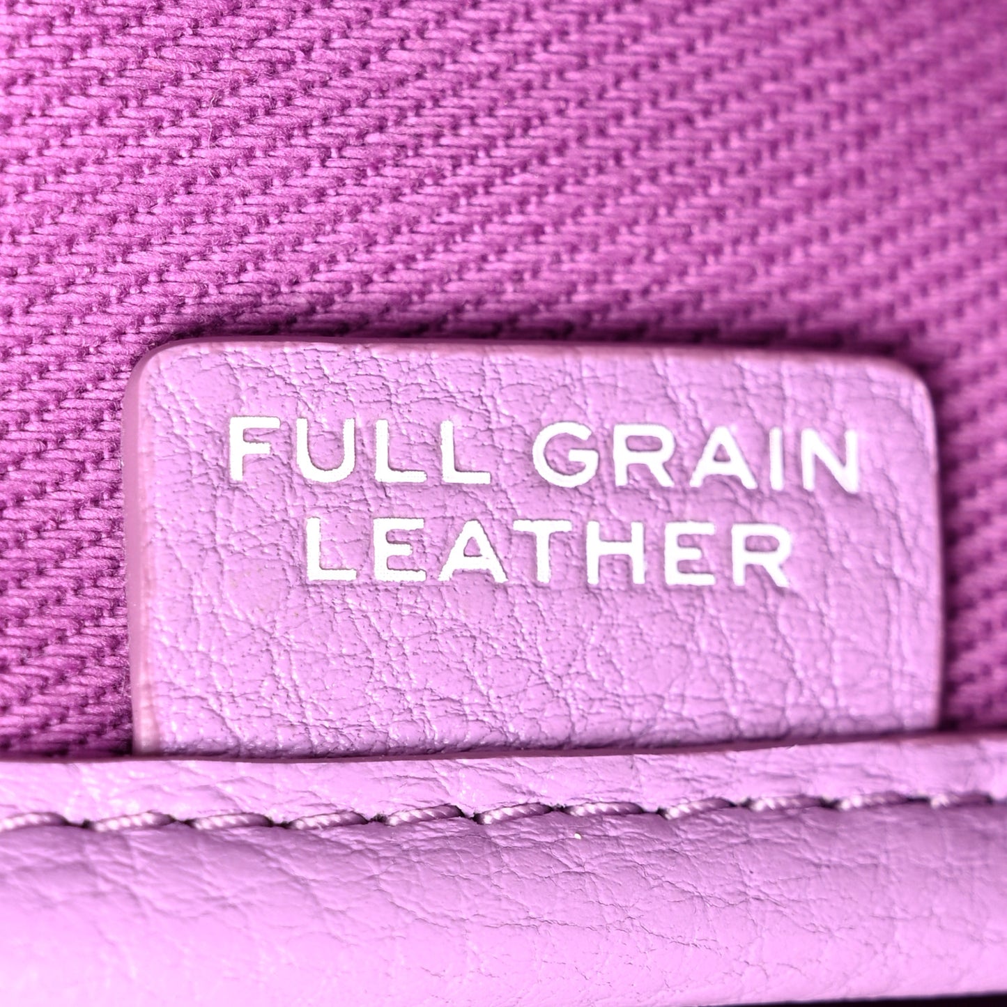 Grained Calfskin Medium The Tote Bag Regal Orchid