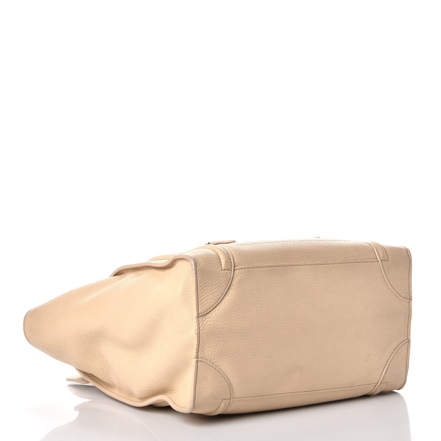 Celine Pebbled Calfskin Mini Luggage Cream 5 of 12
