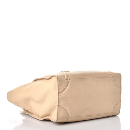 Celine Pebbled Calfskin Mini Luggage Cream 5 of 12