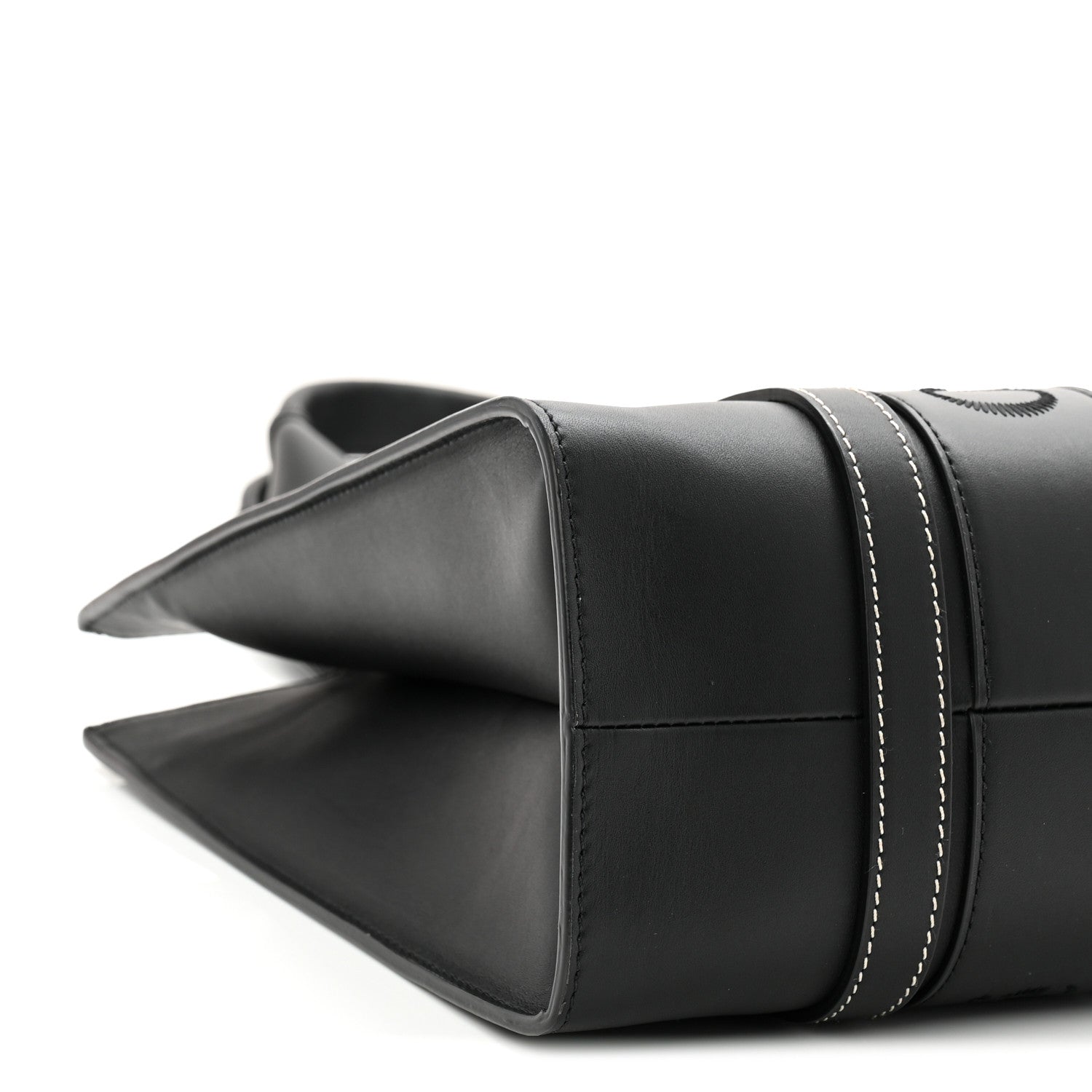 Chloe Calfskin Medium Woody Tote Black 9 of 10
