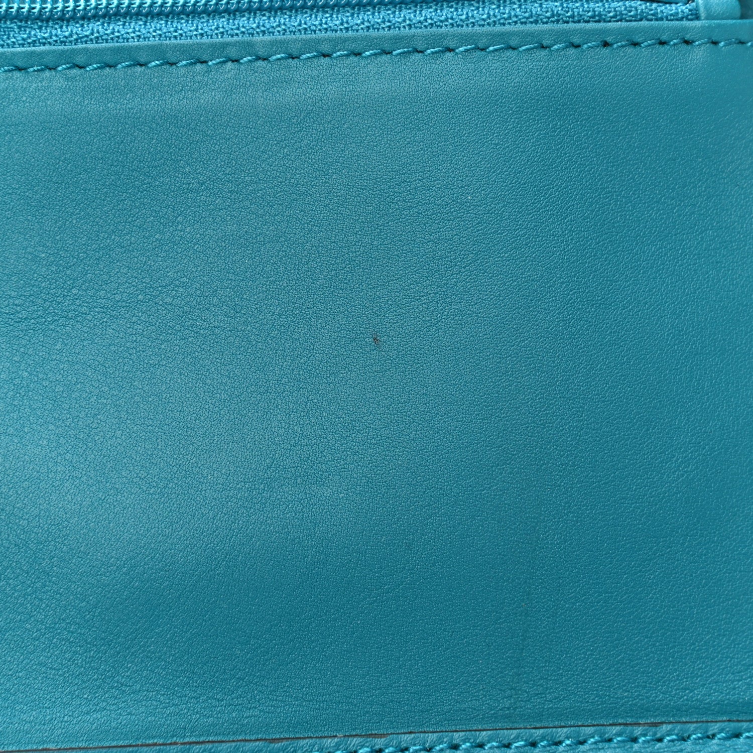 Gucci Microguccissima Zip Around Organizer Wallet Deep Cobalt 10 of 12
