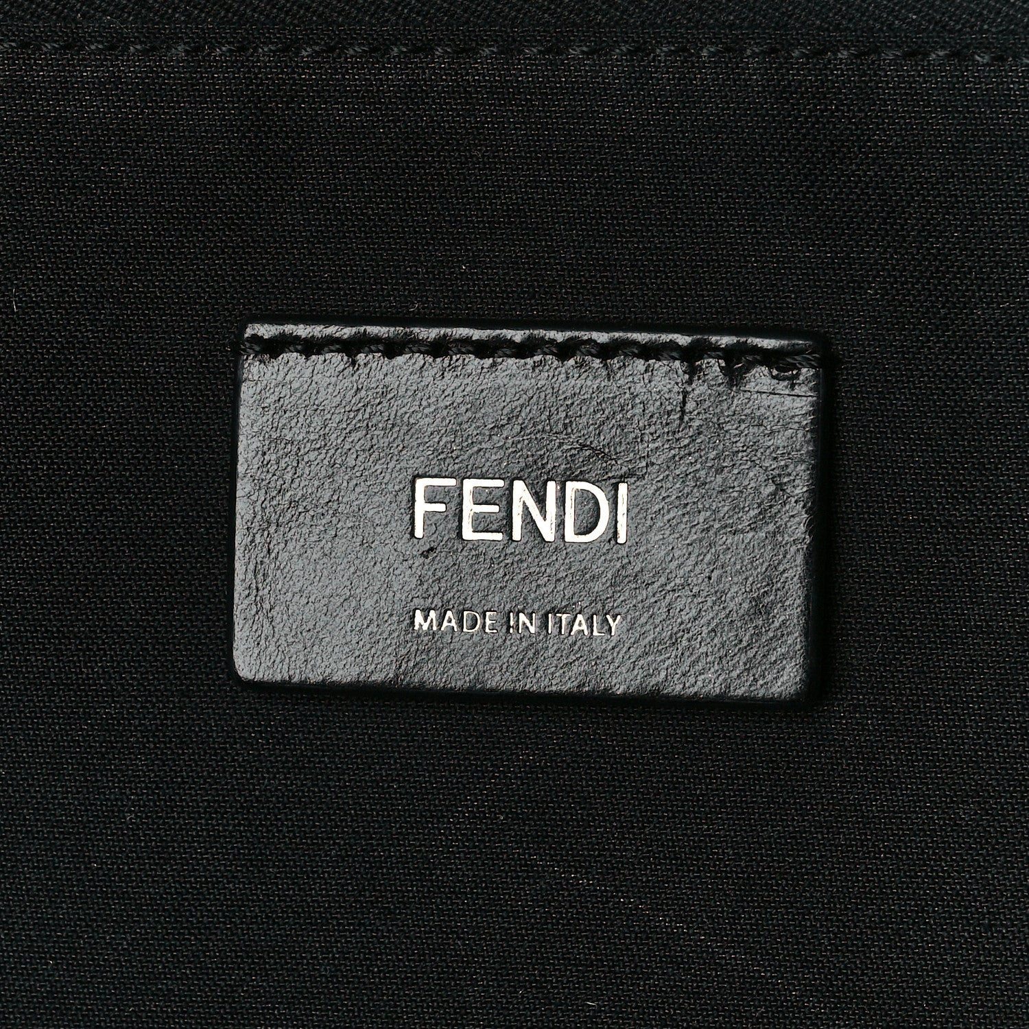 Fendi Nylon CamouFF Pouch Pocket Backpack Black Multicolor 6 of 10