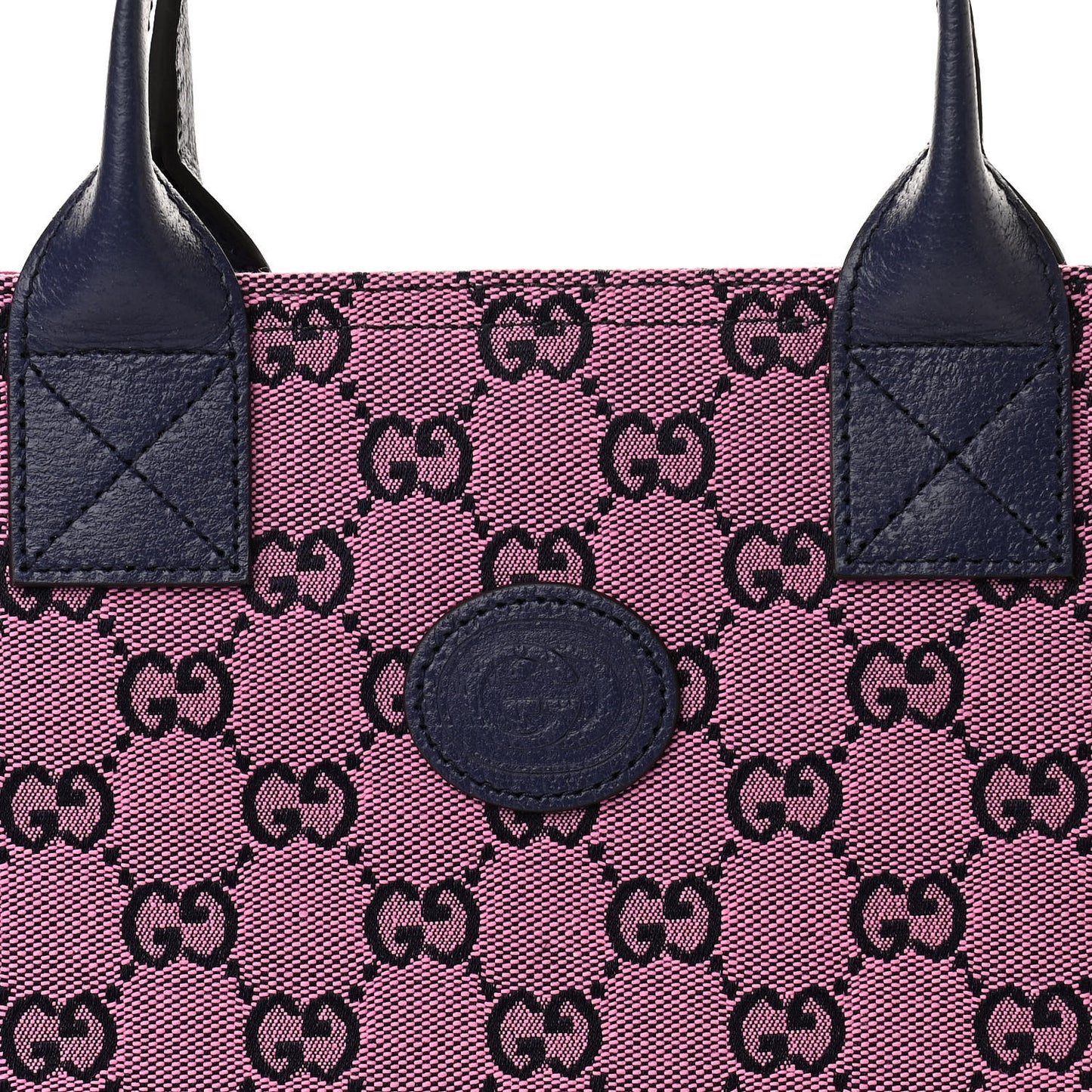 Monogram Multicolor Small Retro Interlocking G Childrens Tote Pink Blue