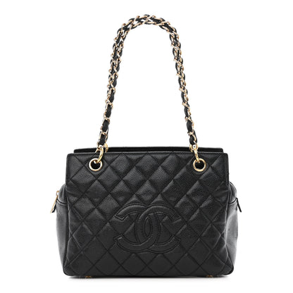 Chanel Caviar Quilted Petit Timeless Tote PTT Black 2 of 15