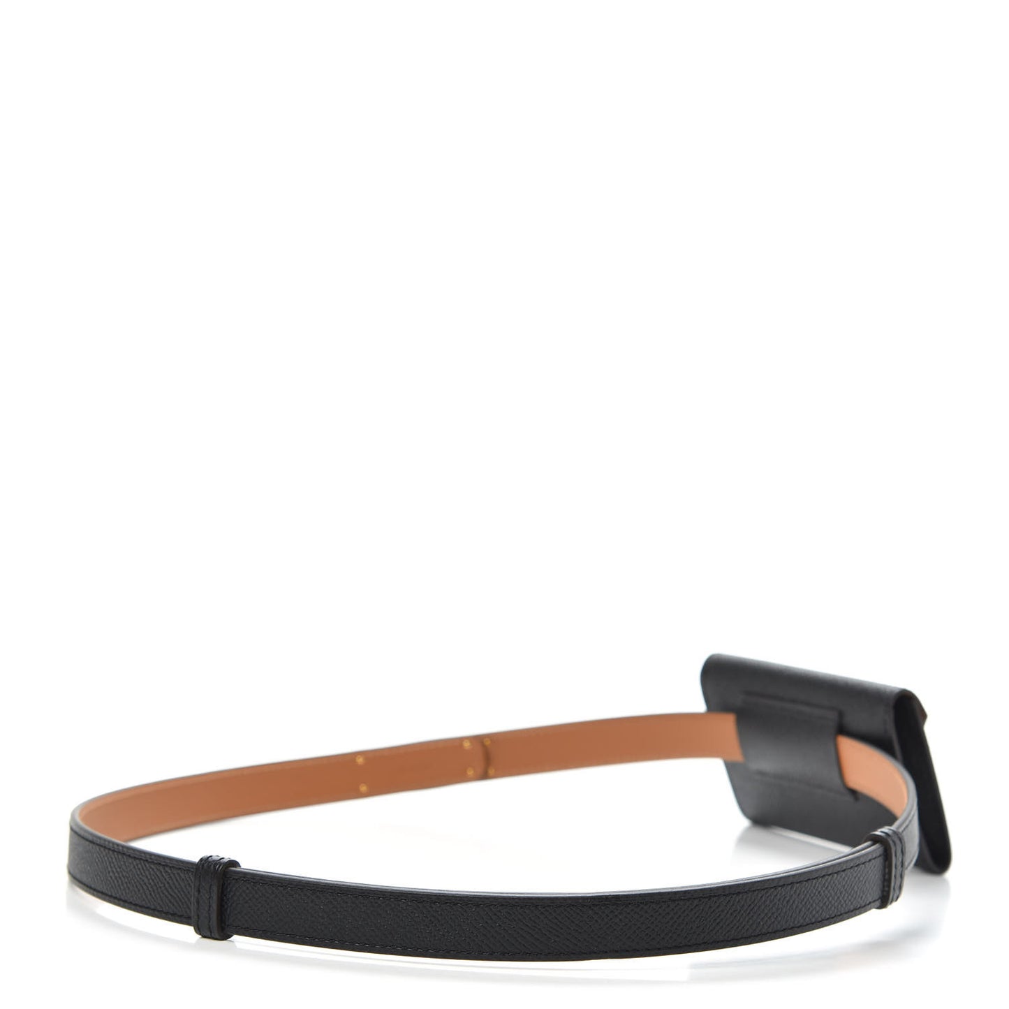 Epsom Kelly Pocket Belt Black