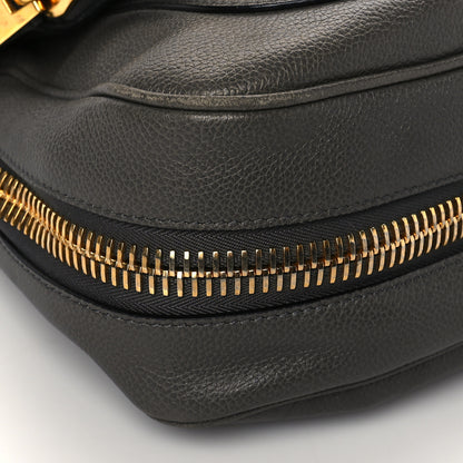 Tom Ford Grained Calfskin Medium Jennifer Dark Brown 8 of 9