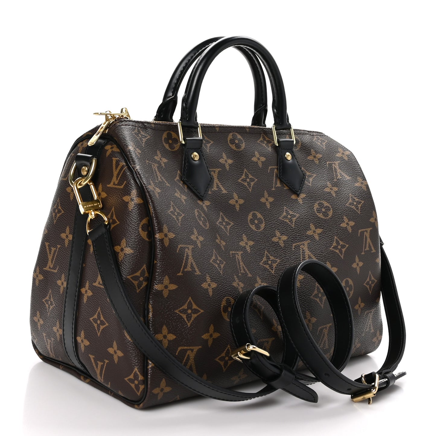 Monogram My World Tour Speedy Bandouliere 30 Black