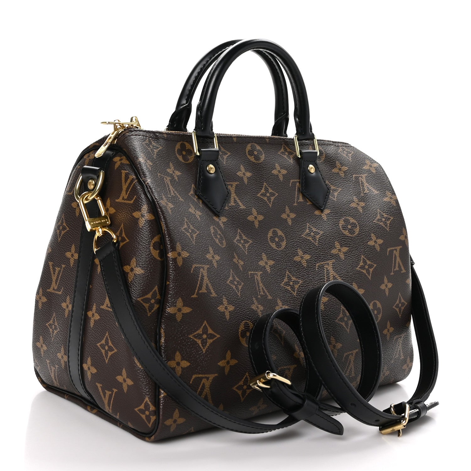 Louis Vuitton Monogram My World Tour Speedy Bandouliere 30 Black 3 of 12