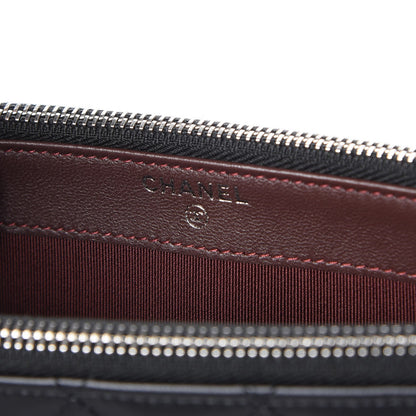 Chanel Lambskin Quilted Small Clutch With Chain Black 6 of 9