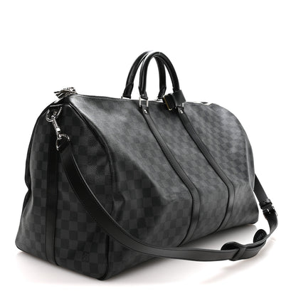 Louis Vuitton Damier Cobalt Keepall Bandouliere 55 2 of 9