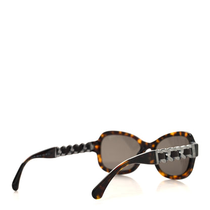 Chanel Acetate Chain Sunglasses 5465-Q Tortoise 4 of 7