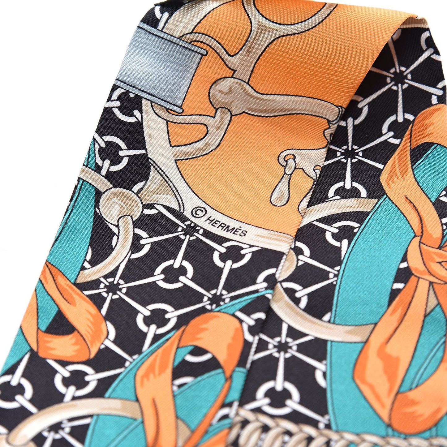 Silk La Promenade Du Matin Twilly Orange Jaune Black