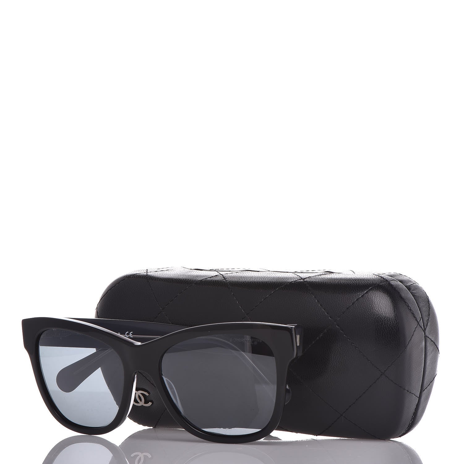 Chanel Polarized Square CC Sunglasses 5380 Black 7 of 7