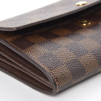 Louis Vuitton Damier Ebene Sarah Wallet 10 of 12