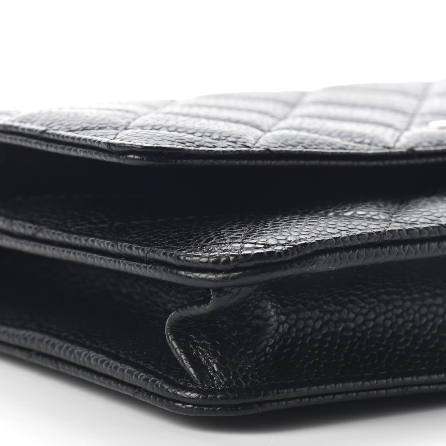 Chanel Caviar Quilted Wallet On Chain WOC Black 9 of 10