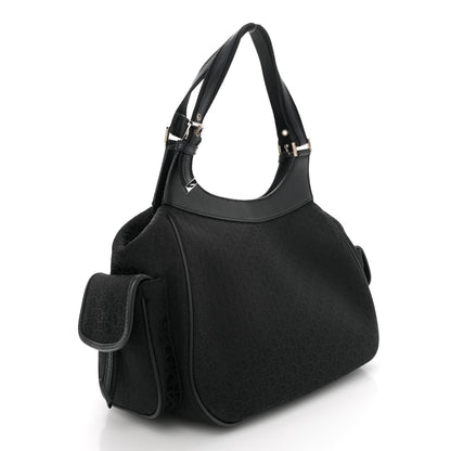 Christian Dior Monogram Pocket Satchel Black 3 of 13